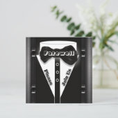 Ruhestand Party Ruhestand Abschied CUSTOMIZE Einladung (Stehend Vorderseite)