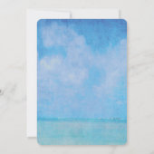 Ruhestand Party Segelboot und OzeanLeuchtturm Einladung (Rückseite)