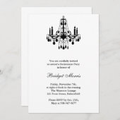 Ruhestand Party White Grand Ballroom Einladung (Vorne/Hinten)