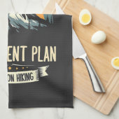 Ruhestand Plan Wandern Sonnenschein Vater Im Freie Geschirrtuch (Viertel Falte)