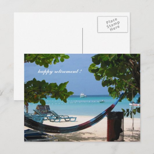 Ruhestand Postkarte (Vorne/Hinten)