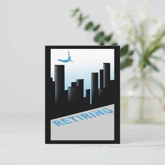 Ruhestand Postkarte (Stehend Vorderseite)