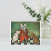 Ruhestand Postkarte (Stehend Vorderseite)