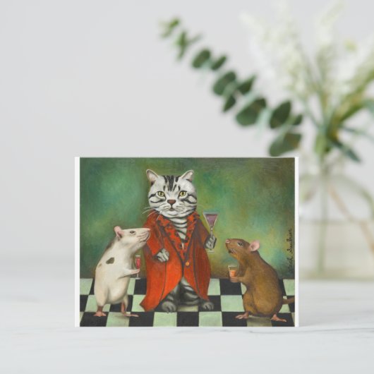 Ruhestand Postkarte (Stehend Vorderseite)