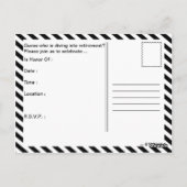 Ruhestand Postkarte (Rückseite)