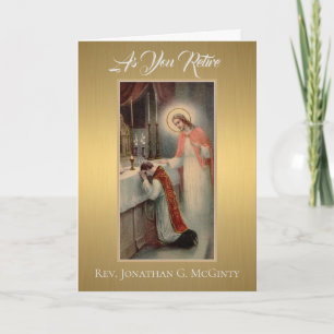 Ruhestand Priestertum Jesus Altar Karte