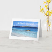 Ruhestand, reisende Grußkarte Karte (Gelbe Blume)