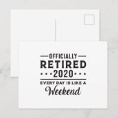 Ruhestand Rentner 2020 Ruhestand Lustige Geschenki Postkarte (Vorne/Hinten)