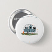 Ruhestand Rentner Lustig Camper Camping Button (Vorne & Hinten)
