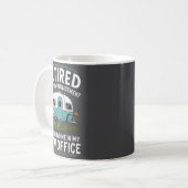 Ruhestand Rentner Lustig Camper Camping  Kaffeetasse (Vorderseite Links)