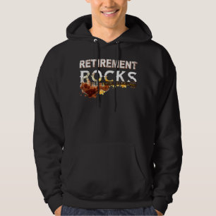 Ruhestand Rockt Gitarre Alte Rocker Im Ruhestand Hoodie