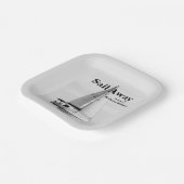 Ruhestand Sail Away Sailboat formell Pappteller (Gewinkelt)