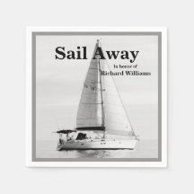 Ruhestand Sail Away Sailboat formell