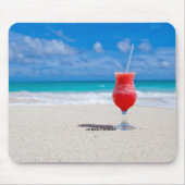Ruhestand: Sandy Beach und Frosty Drink Mousepad (Vorne)