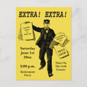 Ruhestand - Save the Date Einladung zur Ruhestands (Vorderseite)