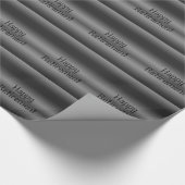 Ruhestand, Schwarzes und Silber, Geschenkpapier (Ecke)