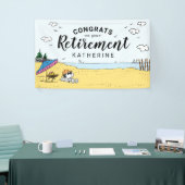 Ruhestand | Snoopy & Woodstock am Strand Banner (Messeveranstaltung)