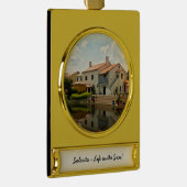 Ruhestand: Solivita Village Centre Kissimmee FL Banner-Ornament Gold (Rechts)