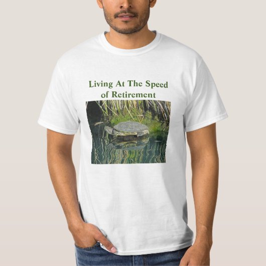 Ruhestand Spaß Foto Turtle Lake Naturerlebnis T-Shirt (Vorderseite)