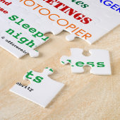 Ruhestand Swear Words! Funny Retirement Joge Puzzle (Seite)