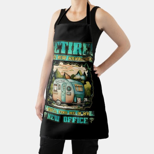 Ruhestand unter dem neuen Management-Renten-Campin Schürze (InSitu)