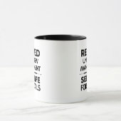 Ruhestand unter der neuen Geschäftsführung Funny R Tasse (Zentrum)