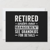 Ruhestand unter der neuen Leitung siehe Großkinder Ankündigung (Vorderseite)