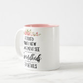 Ruhestand unter neuer Leitung Siehe Großkinder Zweifarbige Tasse (Vorderseite Links)