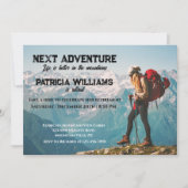 Ruhestand Wandern Nächstes Abenteuer Leben ist bes Einladung (Vorderseite)