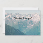 Ruhestand Wandern Nächstes Abenteuer Leben ist bes Einladung (Rückseite)