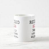 Ruheständig, Nicht mehr mein Problem 2023 Ruhestan Kaffeetasse (Mittel)