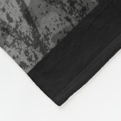 Ruheständige Polizeiflagge Fleecedecke (Ecke)