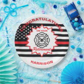 Ruheständiger Feuerwehrmann Herzlichen Glückwunsch Pappteller (Party)