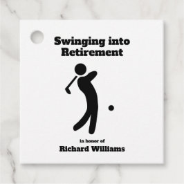 Ruheständiger Golf-Player in Ruhestand Geschenkanhänger