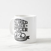 Ruheständiger Polizeibeamter verhaften ihn Kaffeetasse (Vorderseite Links)