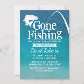 Ruheständiges Gan Fishing Retirement Party Einladung (Vorderseite)