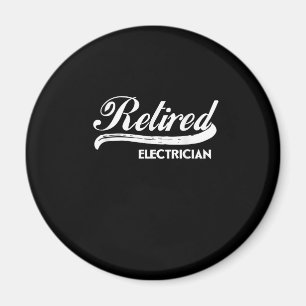 Ruheständischer Elektro-Party-Geschenk Magnet