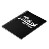 Ruheständischer Elektro-Party-Geschenk Notizblock (Linke Seite)