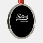 Ruheständischer Elektro-Party-Geschenk Ornament Aus Metall (Rechts)