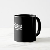 Ruheständischer Elektro-Party-Geschenk Tasse (VorderseiteRechts)