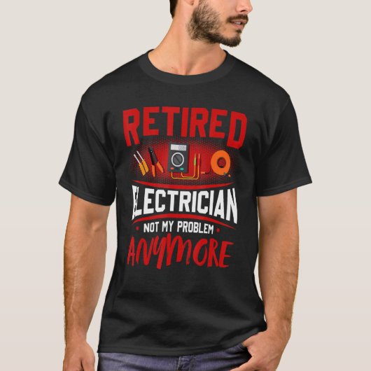 Ruheständischer Strom nicht mein Problem mehr T-Shirt (Vorderseite)