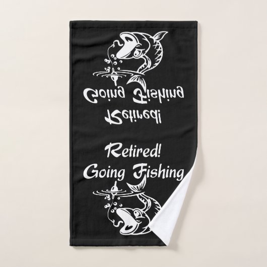 Ruheständler beim Angeln Badhandtuch Set (Handtuch)