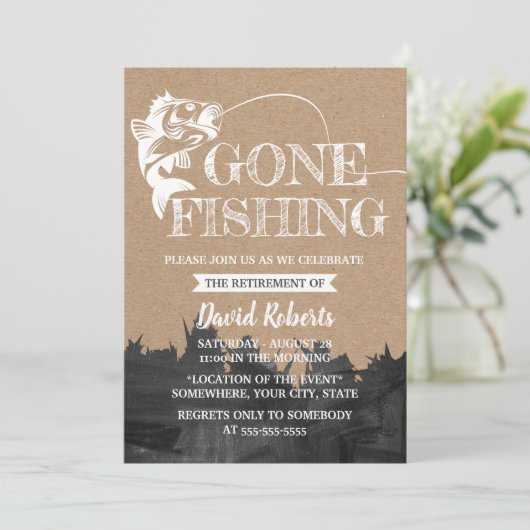 Ruheständler Einladung (Stehend Vorderseite)