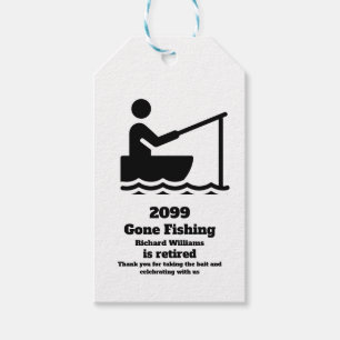 Ruheständler Fischen Moderne Minimalistische Alter Geschenkanhänger