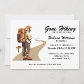 Ruheständler für Gone Wandern Nächstes Erlebnisren Einladung (Vorderseite)