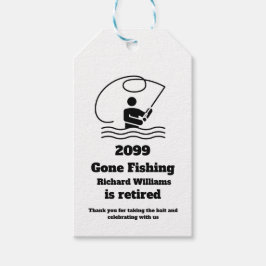 Ruheständler Gone Fishing Stehende Fischer Ruhesta Geschenkanhänger