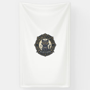 Ruheständler-Katze Katze Papa Geschenkidee - Ruhes Banner