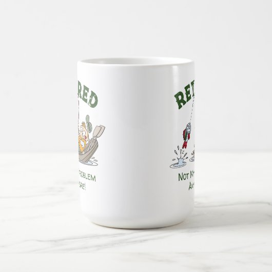 Ruheständler nicht mein Problem noch mehr Funny Fi Kaffeetasse (Mittel)