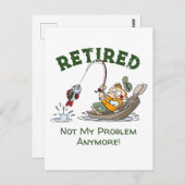 Ruheständler nicht mein Problem noch mehr Funny Fi Postkarte (Vorne/Hinten)