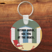 Ruheständlerin. Bis zum Strand, Schlüsselanhänger (Vorderseite)